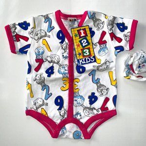 Toddlers Bodysuit with mittens